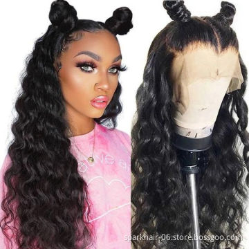 Wholesale Brazilian Virgin Hair Lace Front Wig Deep Curly, Unprocessed Remy Hair 13*4 Lace Front Wigs For Black Women